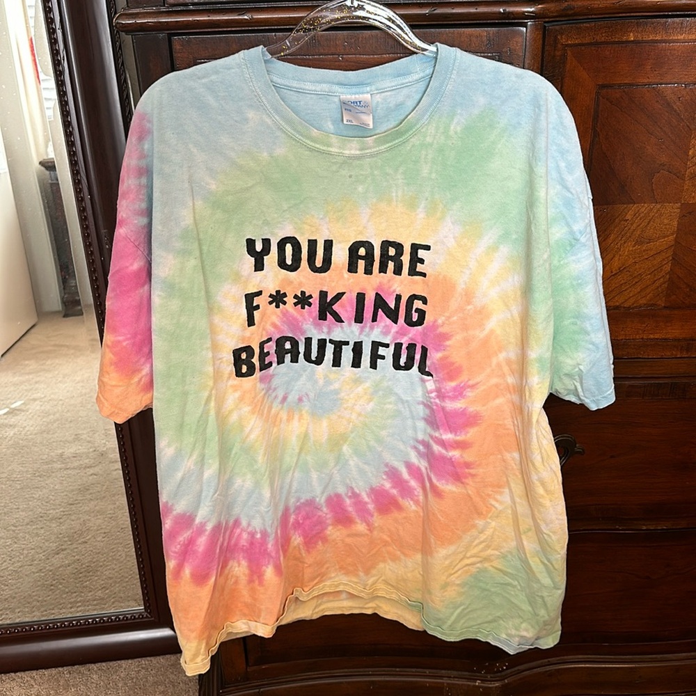 You are f**king beautiful unisex tee shirt